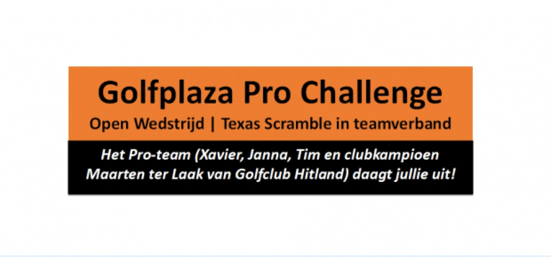 Golfplaza Pro Challenge - Uitslag en prijswinnaars