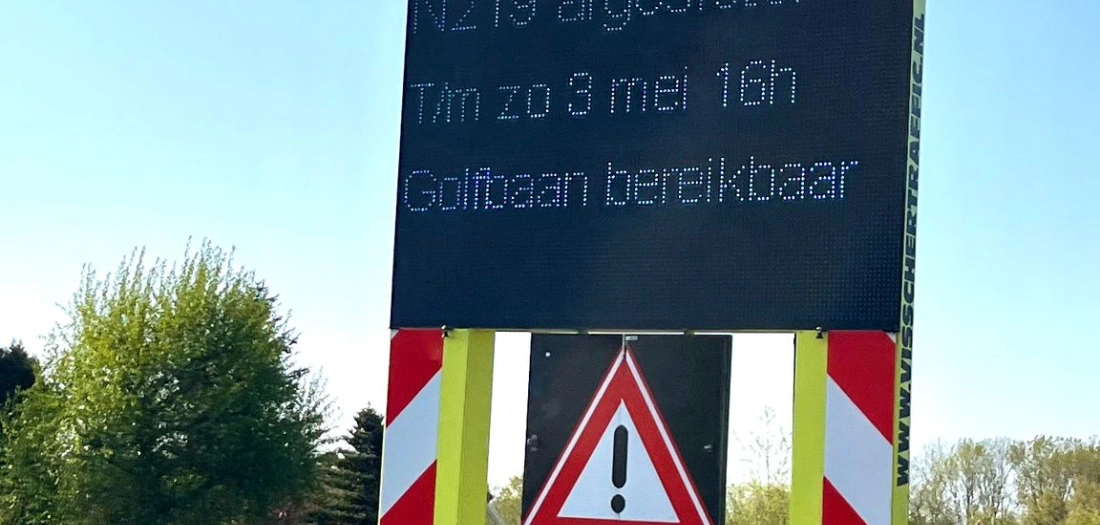 Bereikbaarheid Golfbaan & HIT tijdens asfalteringswerkzaamheden
